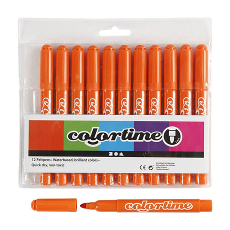 Marcadores jumbo naranjas Creativ Company, 12 uds.