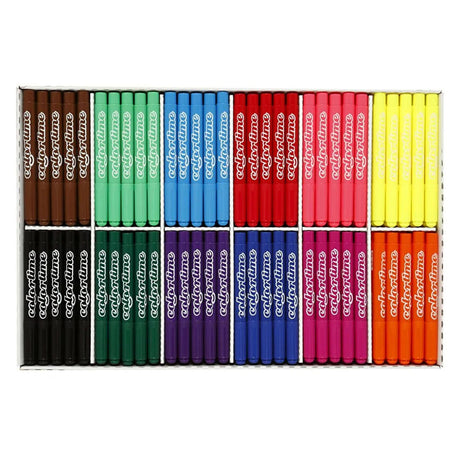 Colortime https: www.cchobby.nl -espesor-de-línea-de-bolígrafos-5-mm-colores-estándar-12x24-piezas-288-piezas-1-caja