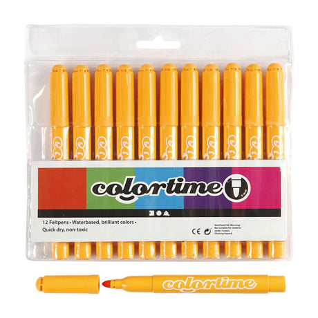 Marcadores jumbo amarillo cálido Creativ Company, 12 uds.