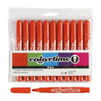 Marcadores jumbo naranja oscuro Creativ Company, 12 uds.