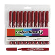 Marcadores jumbo rojo vino Creativ Company, 12 uds.