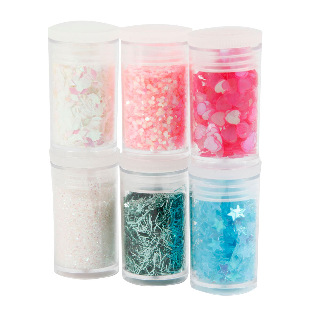 Creativ Company Glitter and Sequins, 6x5 gramos