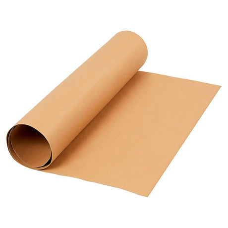 Creativ empresa papel ecopiel marrón claro, 1mtr.