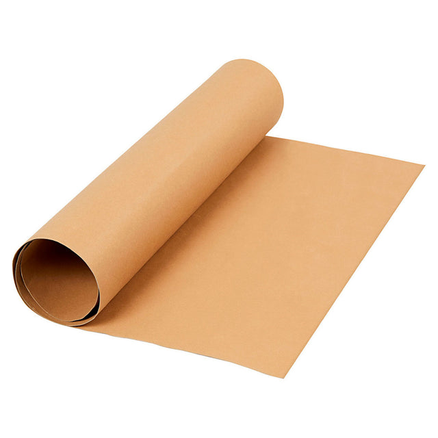 Creativ empresa papel ecopiel marrón claro, 1mtr.