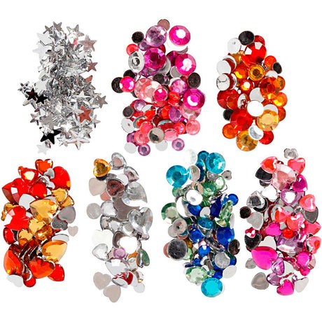Empresa creativa https: www.cchobby.nl pedrería-en-display-box-round-stars-hearts-d-6-7-9-10-11-12-14-16-mm-blue-pink-silver-300-piece-1-box