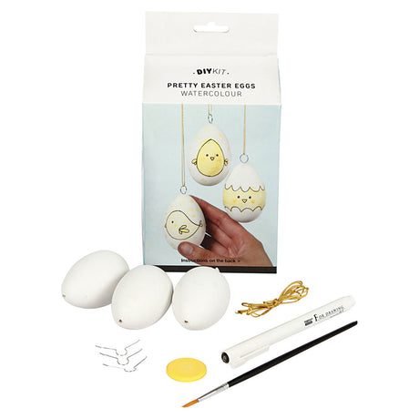 Acuarela de la empresa Creativ set Huevos de Pascua