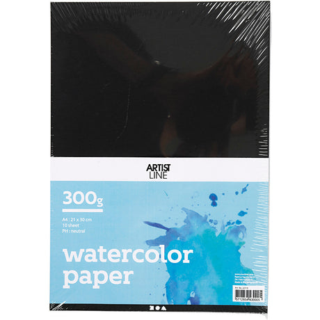 Empresa creativa http: www.cchobby.nl papel-acuarela-a4-hoja-210x297-mm-230-gr-negro-10-hoja-1-caja