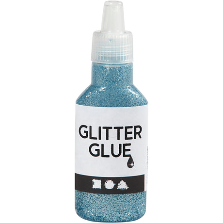 Creativ Company Glitter Glue Light Blue, 25 ml