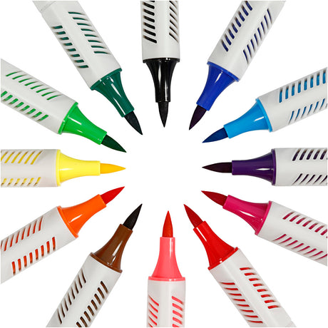 Empresa creativa https: www.cchobby.nl marcadores de dibujo-grosor de línea-1-2-5-mm-colores-estándar-12-piezas-1-caja