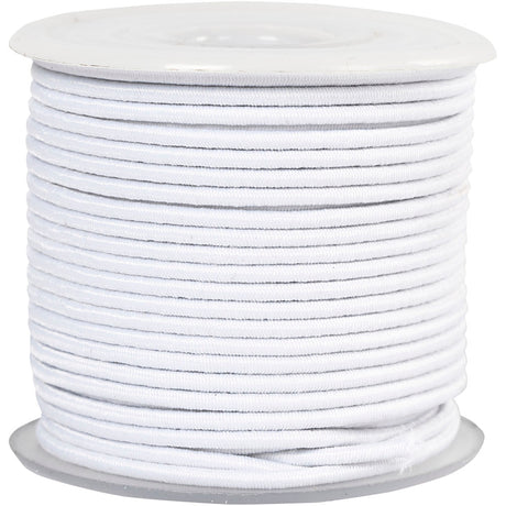 Creativ empresa elastico espesor 2mm blanco, 25m