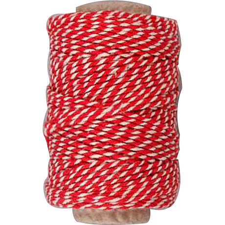 Empresa creativa https: www.cchobby.nl cordón de algodón-espesor-1-1-mm-rojo-blanco-50-m-1-rollo