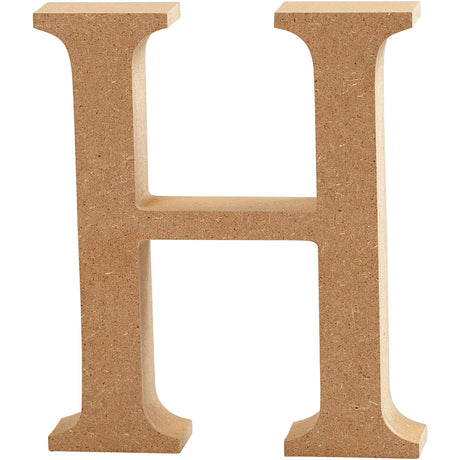Letra de Creativ Company H MDF 8CM, 1er.