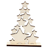 Empresa creativa https: www.cchobby.nl Árbol de Navidad-h-19-6-cm-d-4-cm-w-14-7-cm-1-piece
