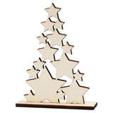 Empresa creativa https: www.cchobby.nl Árbol de Navidad-h-19-6-cm-d-4-cm-w-14-7-cm-1-piece