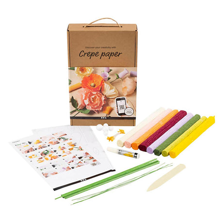 Empresa creativa https: www.cchobby.nl starter-hobbyset-crepepaper-diverse-colors-1-box