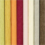 Creativ empresa papel crepe tonos cálidos 8 piezas 25x60 cm