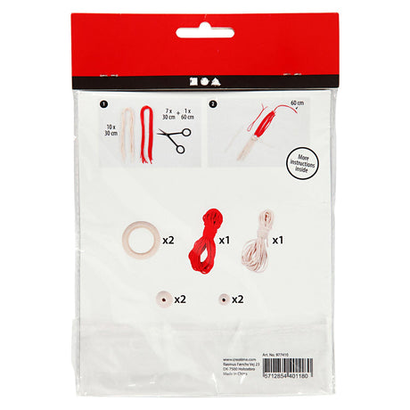 Empresa creativa https: www.cchobby.nl creative-mini-kit-macrame-elf-h-14-cm-1-doos
