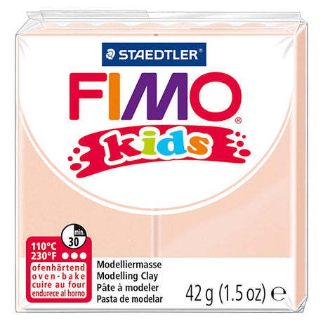Plastilina Fimo para niños, color beige claro, 42gr