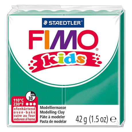 Fimo niños plastilina verde, 42gr
