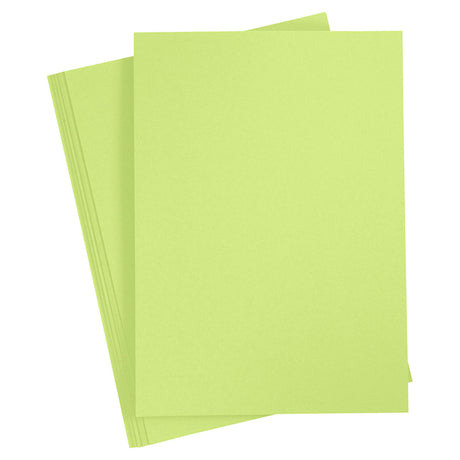Creativ empresa cartulina color verde lima A4, 20 hojas