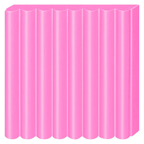 Plastilina efecto fimo rosa neón, 57gr
