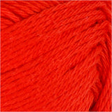 Hilo de algodón Creativ company, rojo, 50gr, 170m