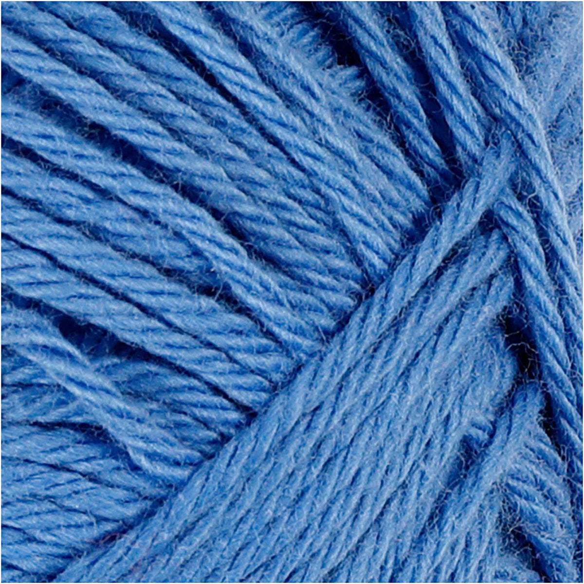 Hilo de algodón Creativ company, azul, 50gr, 170m