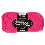 Hilo de algodón Creativ company, rosa, 50gr, 170m