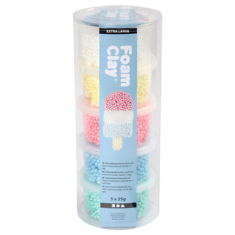 Empresa creativa https: www.cchobby.nl espuma-arcilla-extra-grande-diversos-colores-5x25-gr-1-doos