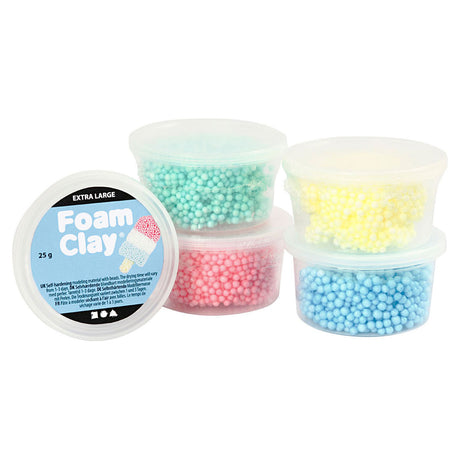 Empresa creativa https: www.cchobby.nl espuma-arcilla-extra-grande-diversos-colores-5x25-gr-1-doos