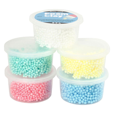 Empresa creativa https: www.cchobby.nl espuma-arcilla-extra-grande-diversos-colores-5x25-gr-1-doos