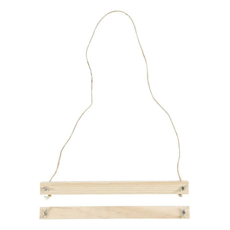 Colgador de carteles de madera de la empresa Creativ para tamaño A4.