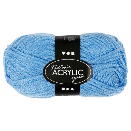 Hilo acrílico Creativ company, azul, 50gr, 80m