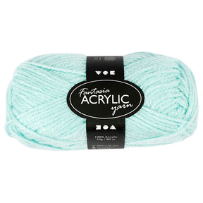 Hilo acrílico Creativ company, verde menta, 50gr, 80m
