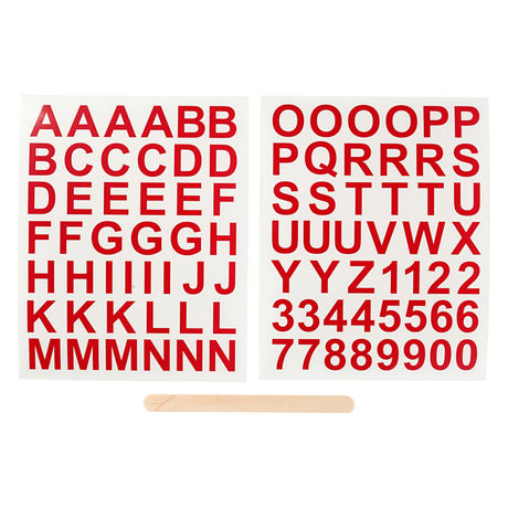 Creativ empresa pegatinas letras números