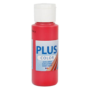 Creativ company plus color pintura acrílica rojo baya, 60ml