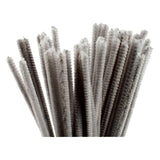 Creativ company chenilla gris 30cm, 50 uds.