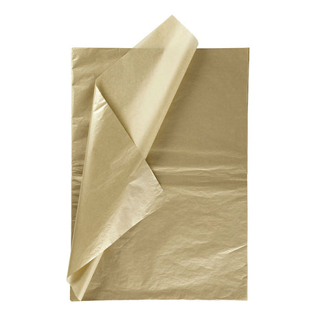 Creativ Company Tissue Paper Gold 6 Hojas 14 gr, 50x70cm