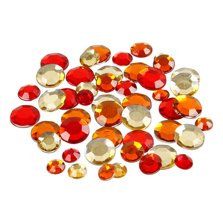 Creativ Company Strassstenen Red Harmony alrededor de Diverse, 350st.