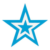 Juego de punzones Creotime estrella, 3 uds.
