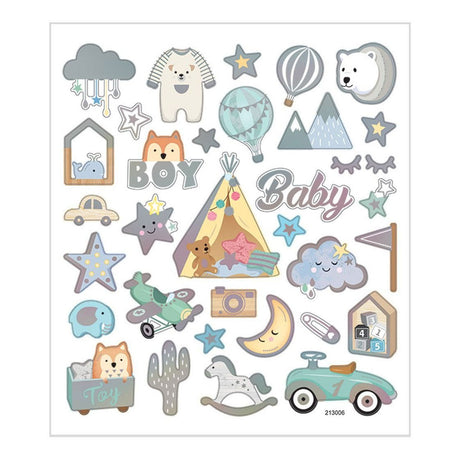 Pegatizas de creativ Company Baby Boy, 1 Hoja