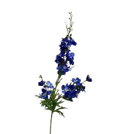 Roberts collection flor artificial delfinio en spray 100cm azul oscuro