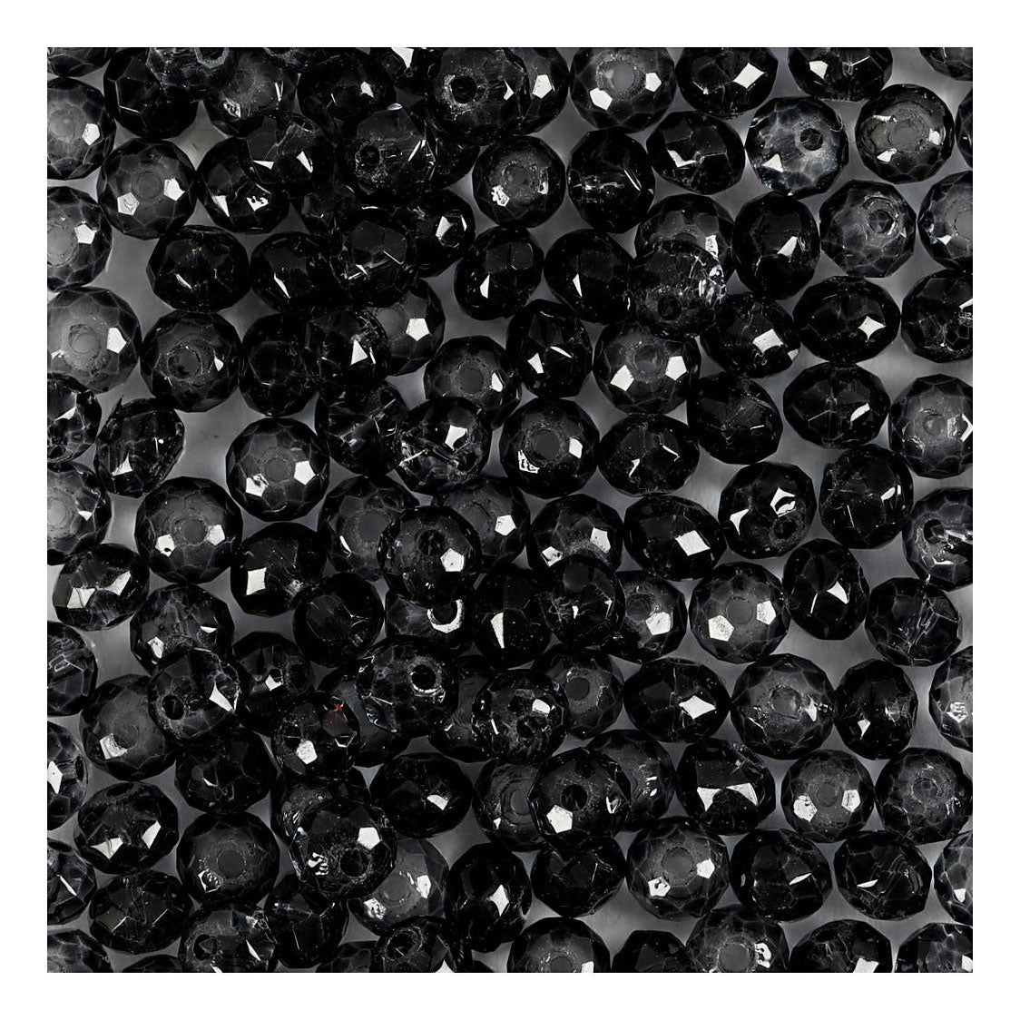 Beads Facet Beads Gray, 45º.