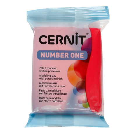Creativ Company Cernit Monting Clay Red, 56 gramos
