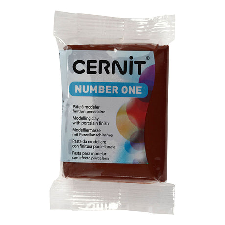 Creativ Company Cernit Mountain Klei Brown, 56 gramos