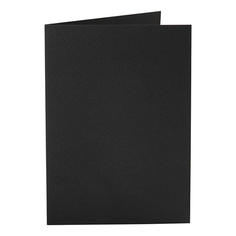 Tarjetas de compañía Creativ Black 10.5x15cm, 10st.