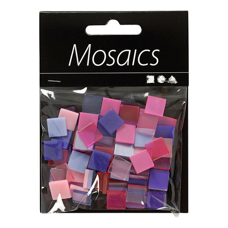 Creativ Company Mini Mosaic Purple 10x10 mm, 25 gramos