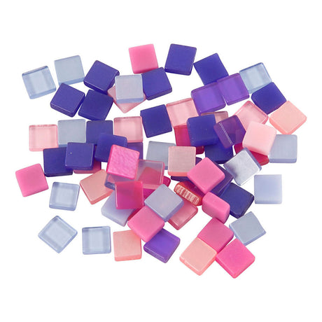 Creativ Company Mini Mosaic Purple 10x10 mm, 25 gramos
