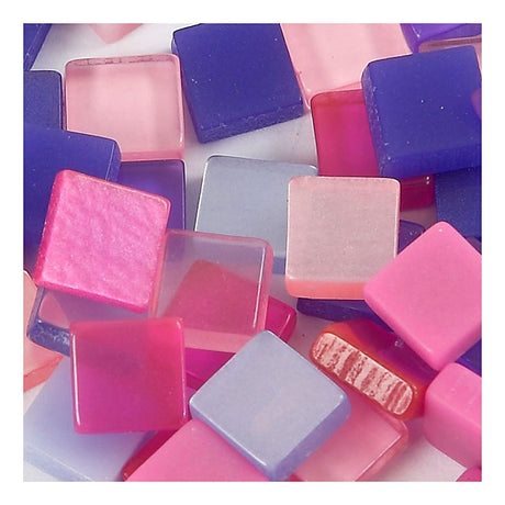Creativ Company Mini Mosaic Purple 10x10 mm, 25 gramos