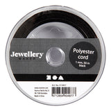 Empresa creativa https: www.cchobby.nl cordón-de-poliéster-espesor-1-mm-negro-50-m-1-rollo